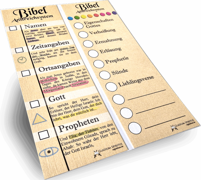 Lesezeichen: Anstreichsystem – Bild 1