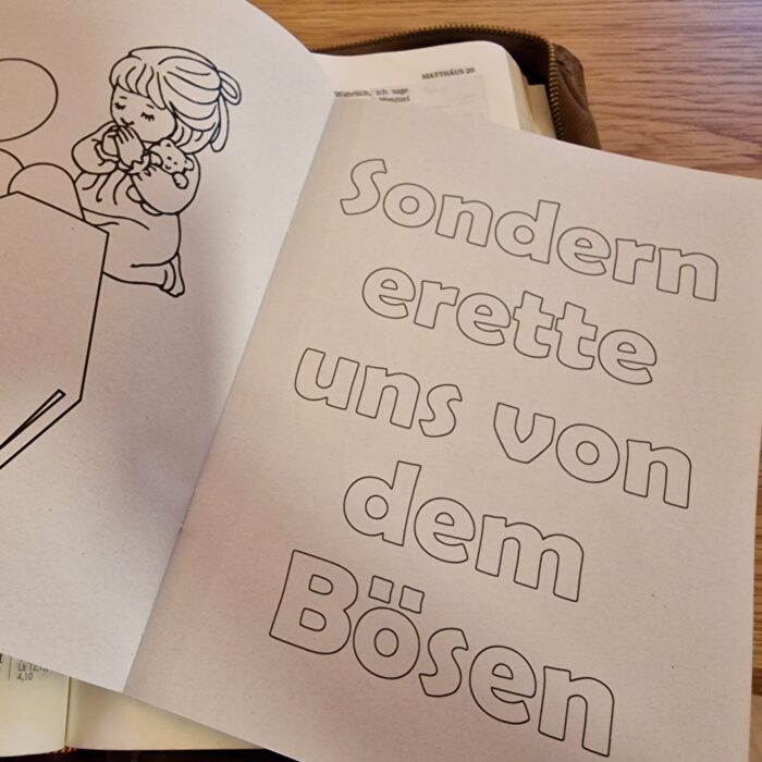 Vater Unser Ausmalheft – Bild 2
